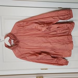Vintage Neyelle spring lightweight rose pink windbreaker jacket XL